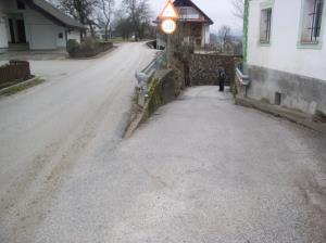 Podporni zid Podbrezje 1